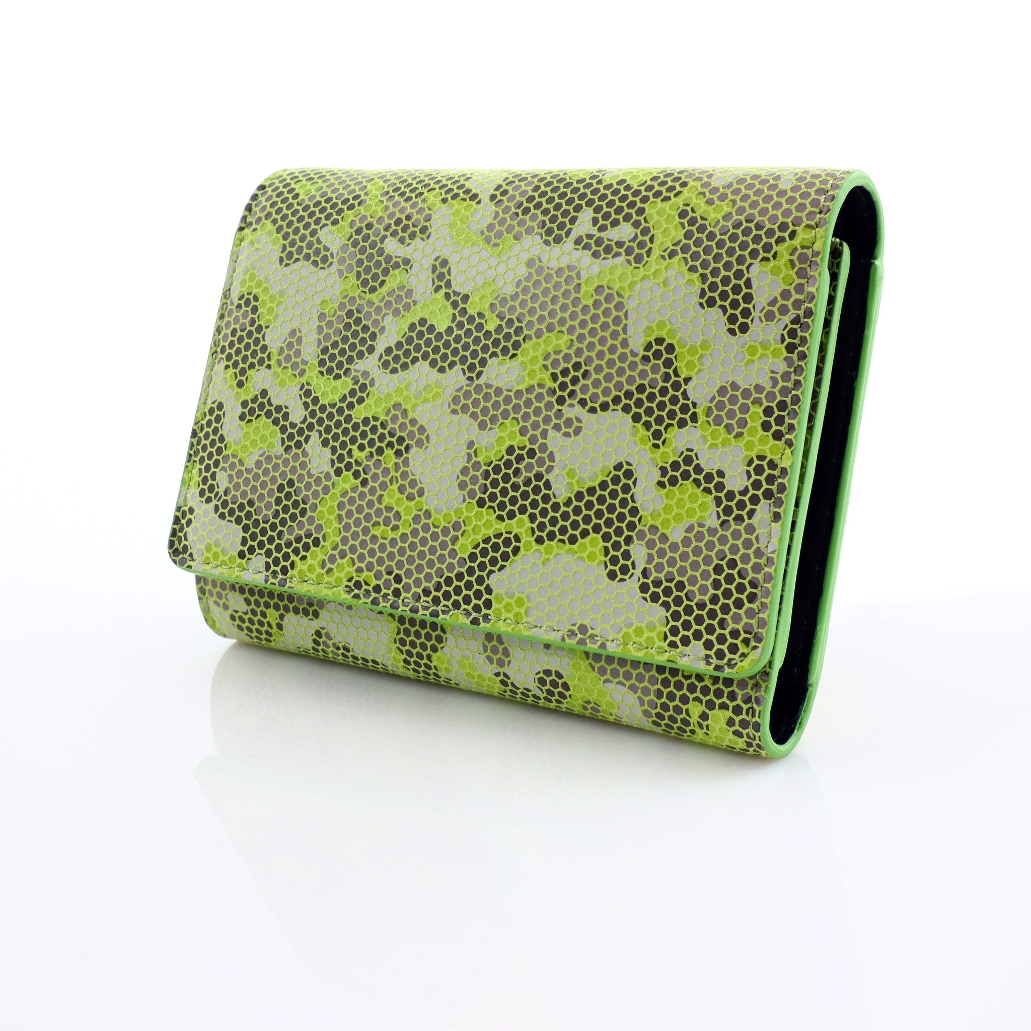 Unisex Wallet 8cc & Zip Pocket - Lime | COLDFIRE - COLDFIRE