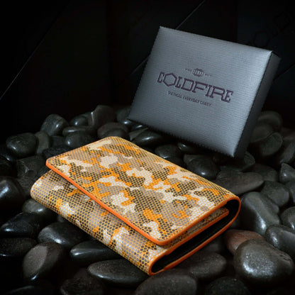 Unisex Wallet 8cc & Zip Pocket - Mandarine Orange | COLDFIRE - lifestyle