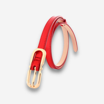 Solstice Gold - Ruby Red-women's belt-COLDFIRE