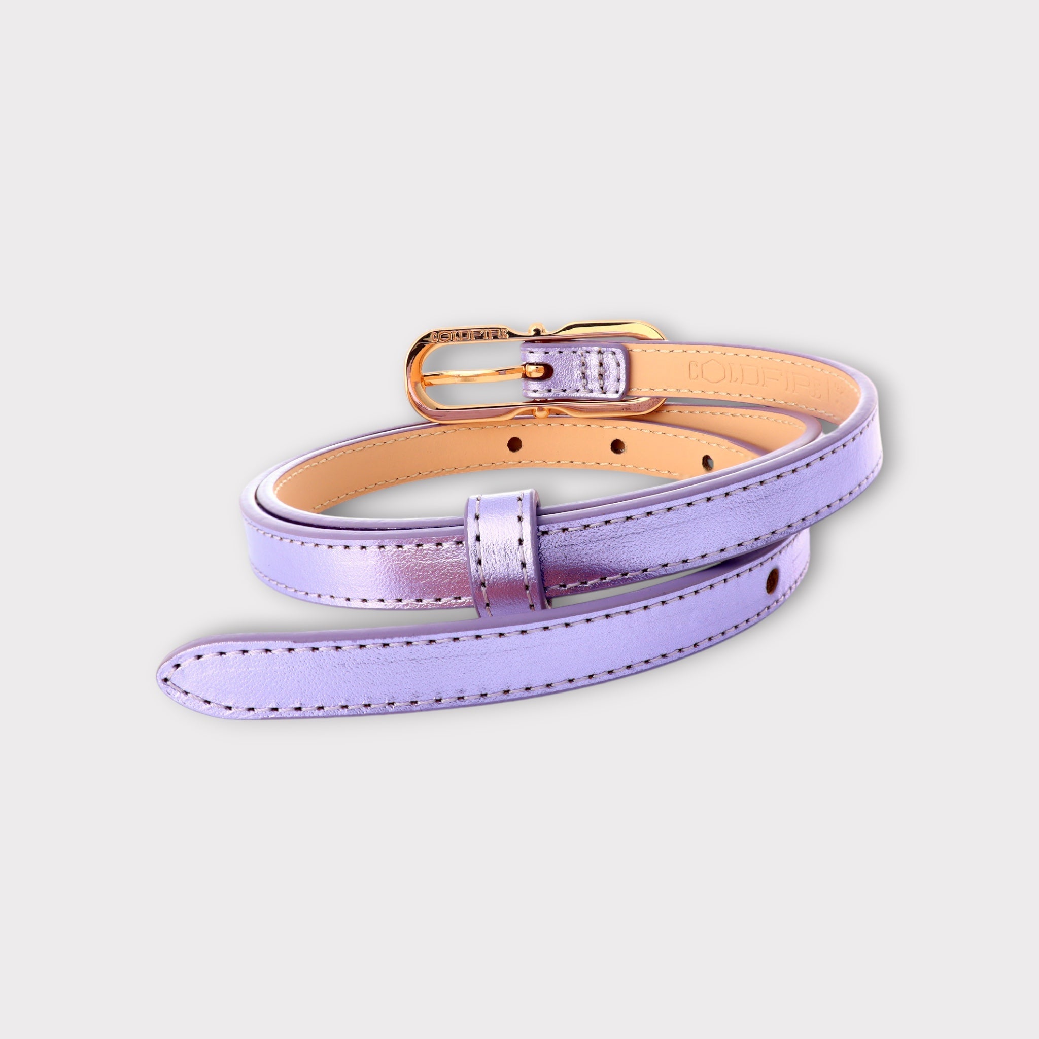 Women's belt - genuine leather - 12 mm - Sirio Purple | COLDFIRE - COLDFIRE