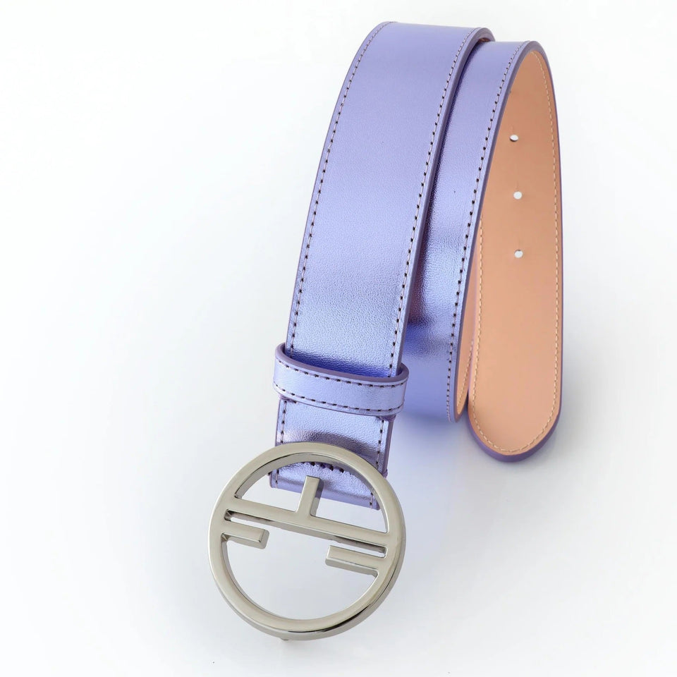 Women's belt - genuine leather - 35 mm - Sirio Purple | COLDFIRE - COLDFIRE