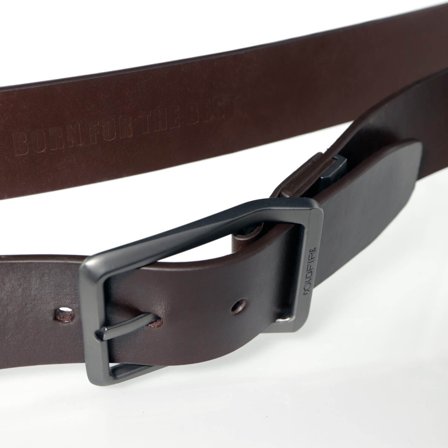 COLDFIRE Casual Men's Leather Belt | Heavy Duty EDC Belt | Brown - COLDFIRE